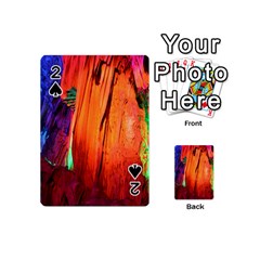 Reed Flute Caves 4 Playing Cards 54 (mini)  by trendistuff