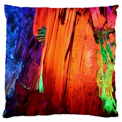 Reed Flute Caves 4 Large Cushion Cases (one Side)  by trendistuff