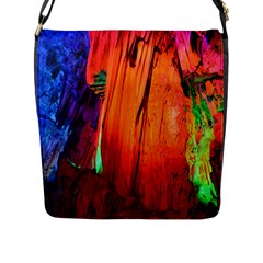 Reed Flute Caves 4 Flap Messenger Bag (l)  by trendistuff