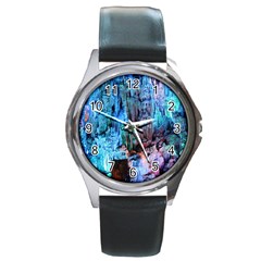 Reed Flute Caves 3 Round Metal Watches by trendistuff