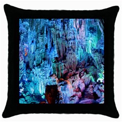 Reed Flute Caves 3 Throw Pillow Cases (black) by trendistuff