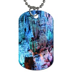 Reed Flute Caves 3 Dog Tag (one Side) by trendistuff