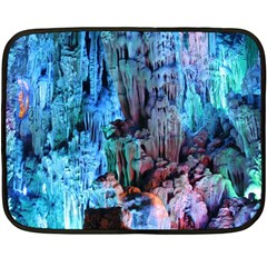 Reed Flute Caves 3 Fleece Blanket (mini)