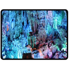 Reed Flute Caves 3 Fleece Blanket (large) 