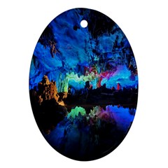 Reed Flute Caves 2 Ornament (oval)  by trendistuff