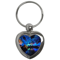 Reed Flute Caves 2 Key Chains (heart)  by trendistuff