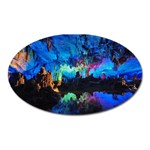 REED FLUTE CAVES 2 Oval Magnet