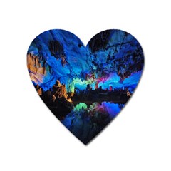 Reed Flute Caves 2 Heart Magnet by trendistuff