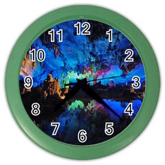 Reed Flute Caves 2 Color Wall Clocks by trendistuff