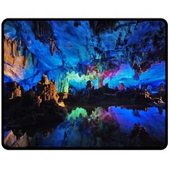 Reed Flute Caves 2 Fleece Blanket (medium) 