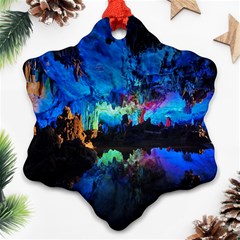 Reed Flute Caves 2 Ornament (snowflake)  by trendistuff