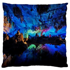 Reed Flute Caves 2 Large Cushion Cases (one Side)  by trendistuff