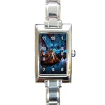 REED FLUTE CAVES 1 Rectangle Italian Charm Watches