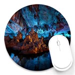 REED FLUTE CAVES 1 Round Mousepads