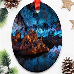 Reed Flute Caves 1 Ornament (oval)  by trendistuff