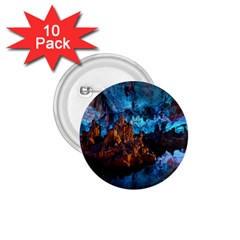 Reed Flute Caves 1 1 75  Buttons (10 Pack)