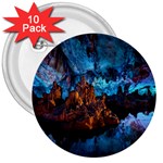 REED FLUTE CAVES 1 3  Buttons (10 pack) 