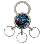 REED FLUTE CAVES 1 3-Ring Key Chains