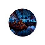 REED FLUTE CAVES 1 Rubber Coaster (Round) 