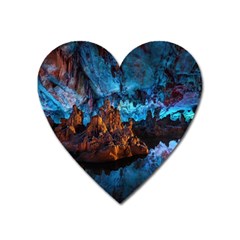 Reed Flute Caves 1 Heart Magnet by trendistuff