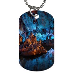 Reed Flute Caves 1 Dog Tag (one Side) by trendistuff