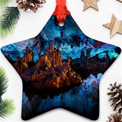 Reed Flute Caves 1 Star Ornament (two Sides)  by trendistuff