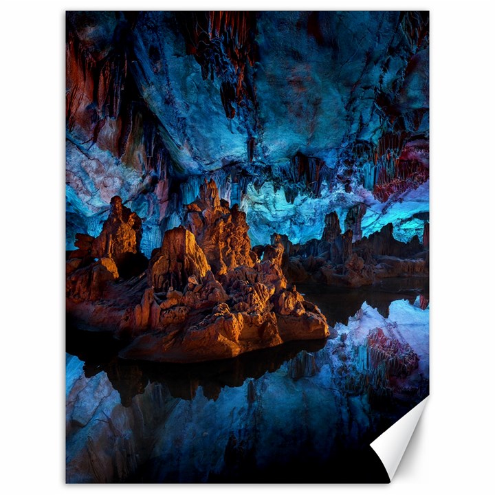 REED FLUTE CAVES 1 Canvas 12  x 16  