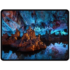 Reed Flute Caves 1 Fleece Blanket (large) 