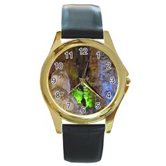 Phong Nha-ke Bang 2 Round Gold Metal Watches by trendistuff