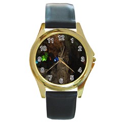 Phong Nha-ke Bang 1 Round Gold Metal Watches by trendistuff