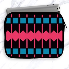 Rhombus And Stripes Pattern			apple Ipad 2/3/4 Zipper Case by LalyLauraFLM