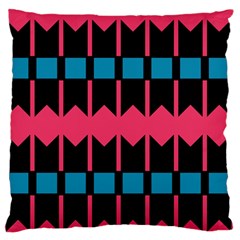 Rhombus And Stripes Pattern 	large Flano Cushion Case (two Sides)