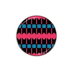 Rhombus And Stripes Pattern			hat Clip Ball Marker by LalyLauraFLM