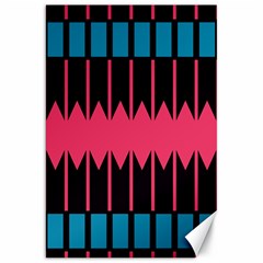 Rhombus And Stripes Pattern			canvas 20  X 30 