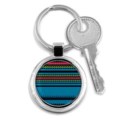 Chevrons and triangles			Key Chain (Round)