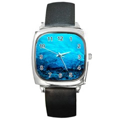 Mendenhall Ice Caves 3 Square Metal Watches by trendistuff