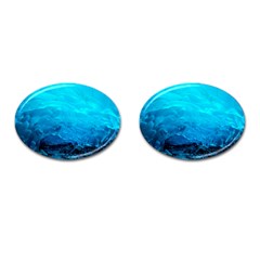 Mendenhall Ice Caves 3 Cufflinks (oval) by trendistuff