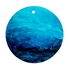 Mendenhall Ice Caves 3 Round Ornament (two Sides)  by trendistuff