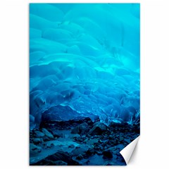 Mendenhall Ice Caves 3 Canvas 12  X 18  