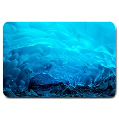 Mendenhall Ice Caves 3 Large Doormat  by trendistuff