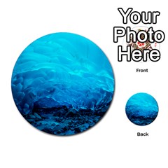 Mendenhall Ice Caves 3 Multi-purpose Cards (round)  by trendistuff