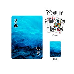 Mendenhall Ice Caves 3 Playing Cards 54 (mini)  by trendistuff