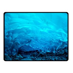 Mendenhall Ice Caves 3 Double Sided Fleece Blanket (small)  by trendistuff