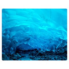 Mendenhall Ice Caves 3 Double Sided Flano Blanket (medium)  by trendistuff