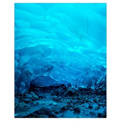 Mendenhall Ice Caves 3 Drawstring Bag (small) by trendistuff