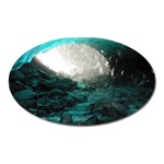 MENDENHALL ICE CAVES 2 Oval Magnet