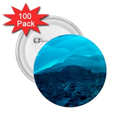 Mendenhall Ice Caves 1 2 25  Buttons (100 Pack)  by trendistuff