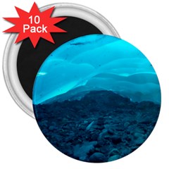 Mendenhall Ice Caves 1 3  Magnets (10 Pack)  by trendistuff