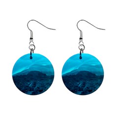 Mendenhall Ice Caves 1 Mini Button Earrings by trendistuff