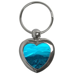 Mendenhall Ice Caves 1 Key Chains (heart)  by trendistuff